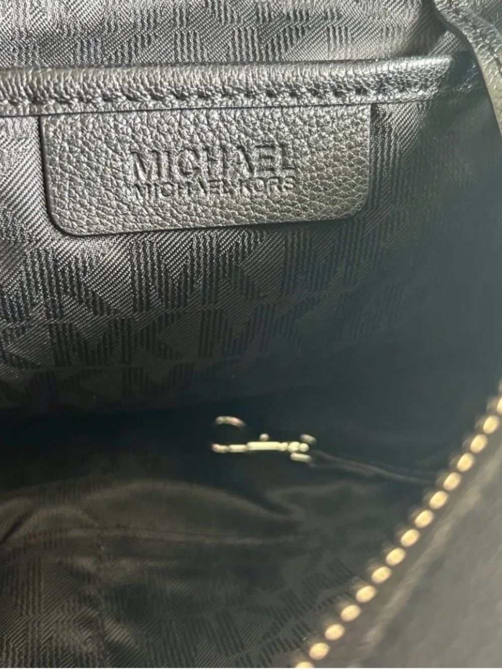 Michael Kors Black Genuine Leather Real Fur Tote - Picture 12 of 15